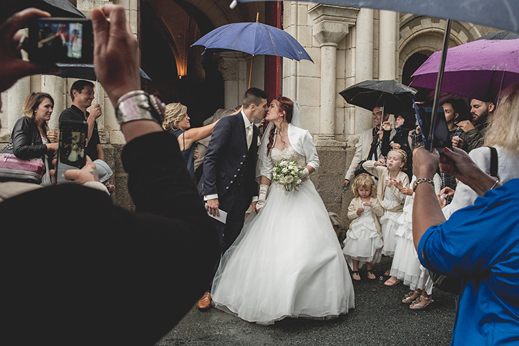 photographe mariage parapluie vendée